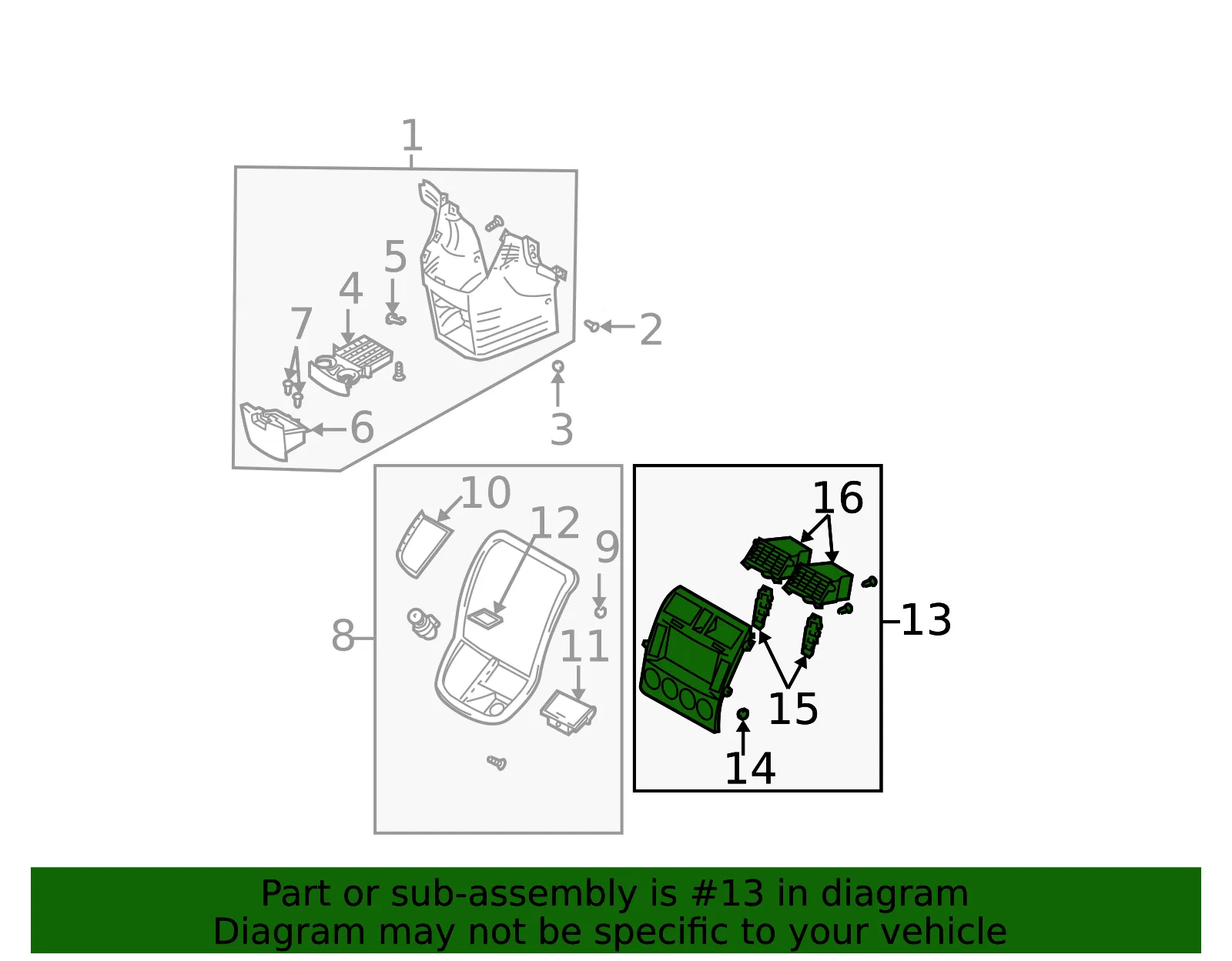 Trim Plate - Kia (0K53A-55310D) - view 2