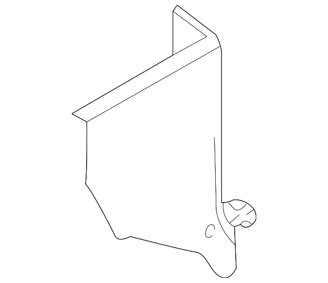 Cowl Trim - Passenger Side (RH) - Kia (0K53A-6812XCY)