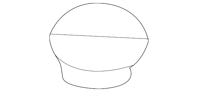 Sill Trim Hole Cover - Kia (0K53A-68553BT)