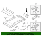 Sun-Visor Holder - Kia (0K53A-69331CY) - view 4