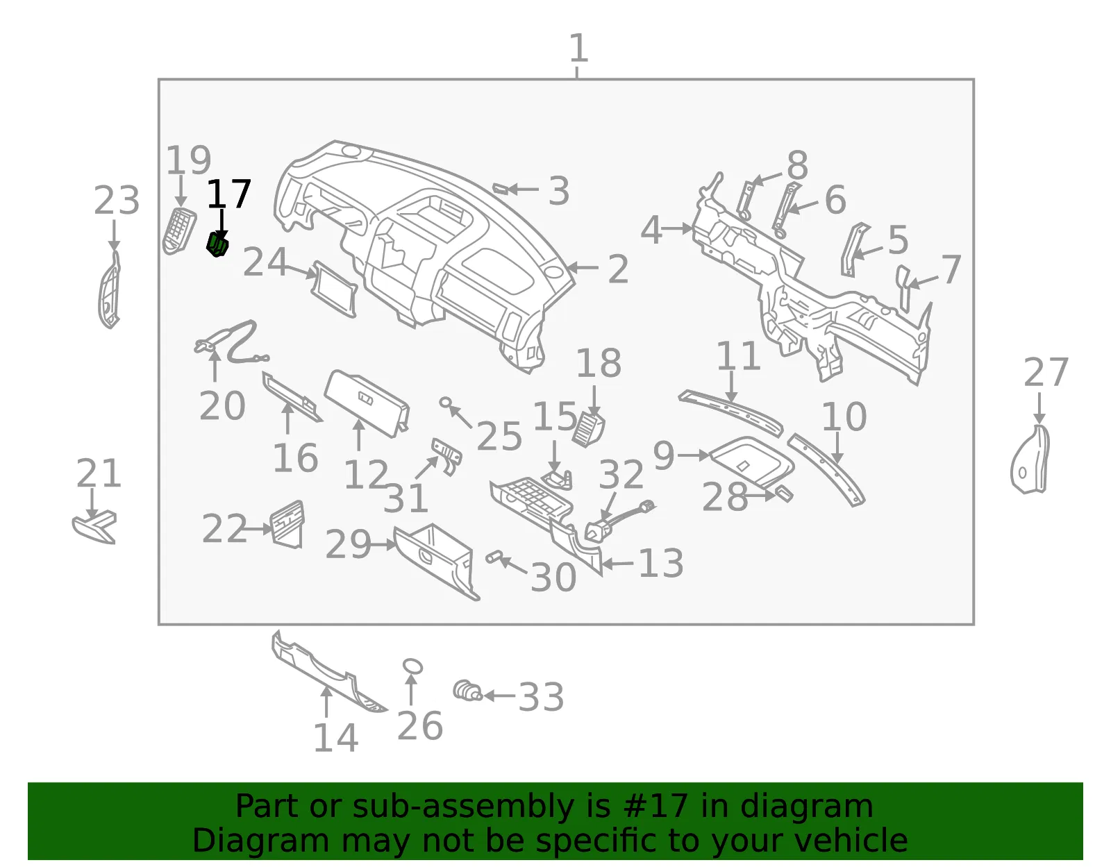Trim Panel - Kia (0K54A-55210CQ) - view 2