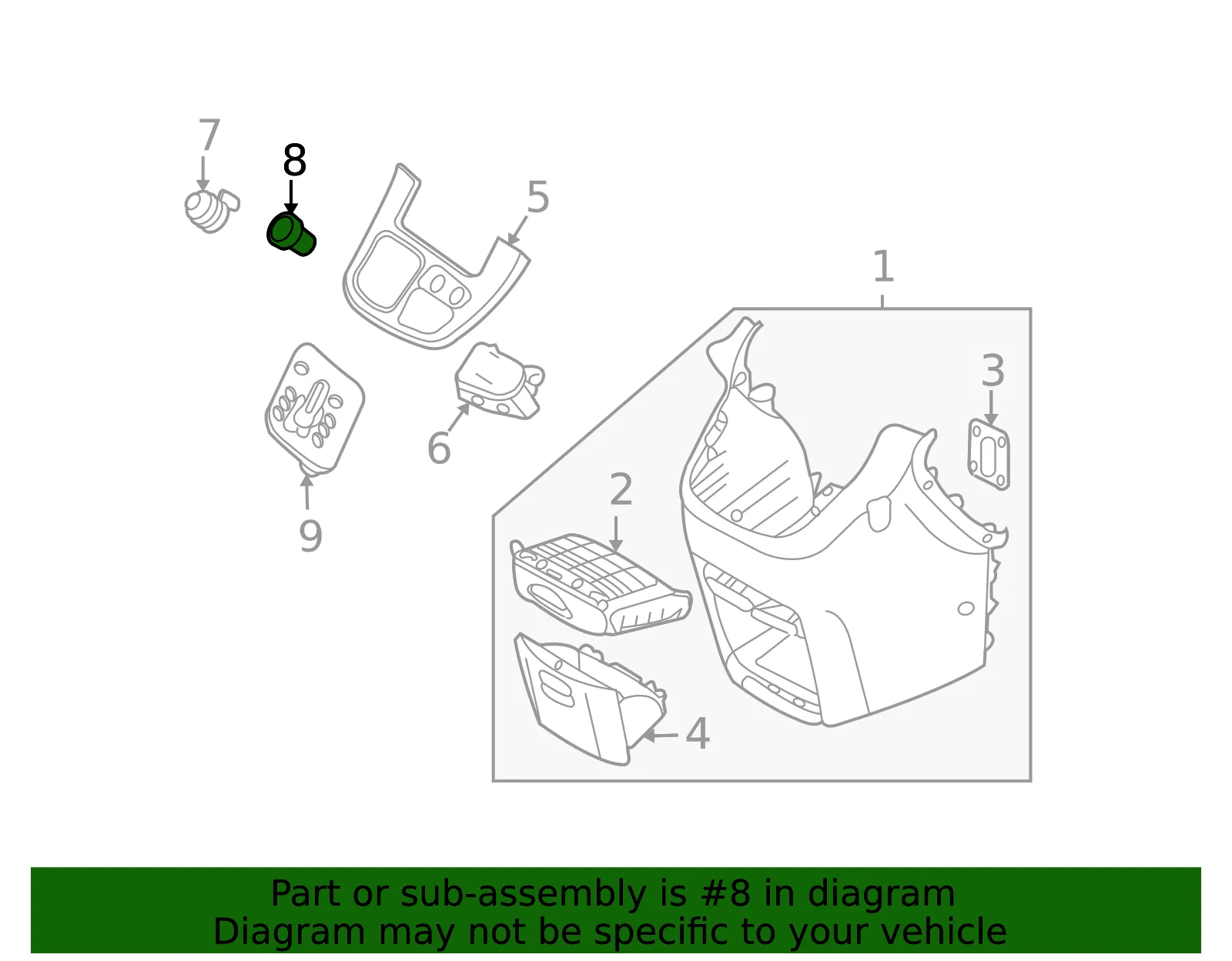 Power Outlet - Kia (0K54A-662P0) - view 3