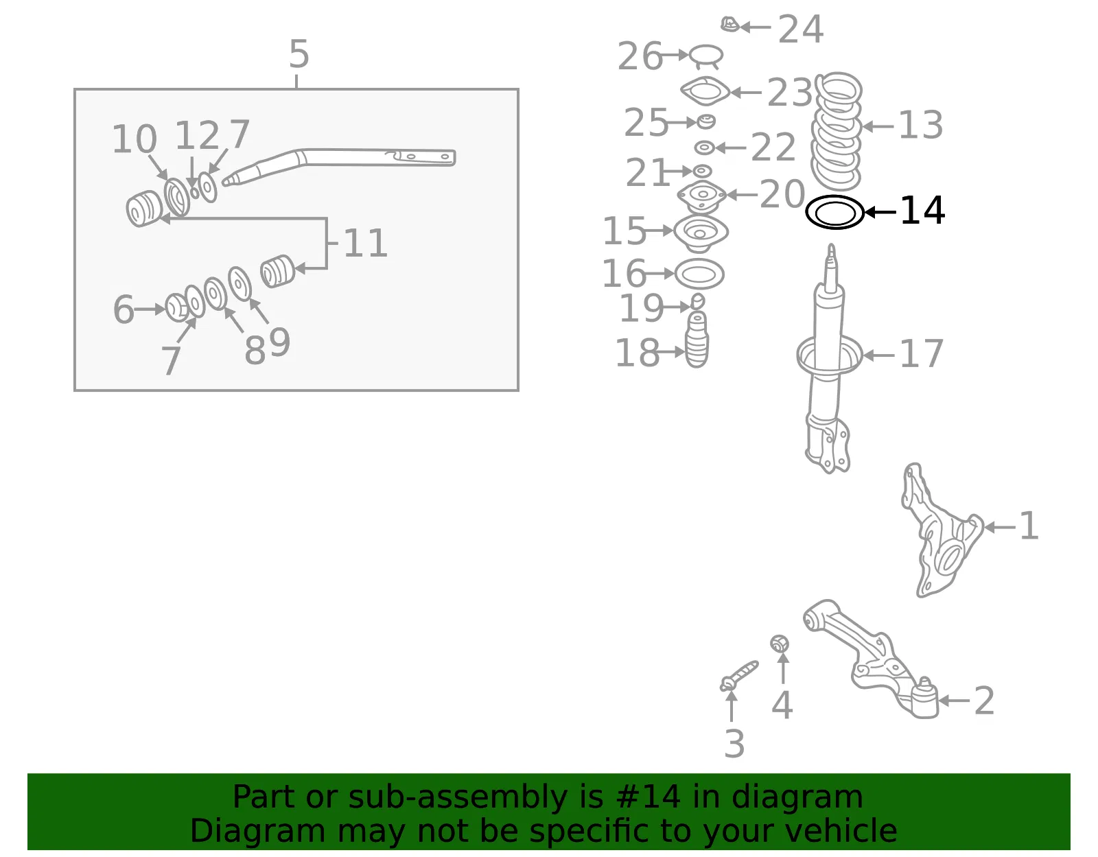 Lower Seat - Kia (0K552-340A3) - view 2
