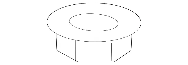 Air Duct Mount Cushion - Kia (0K79A-13363)