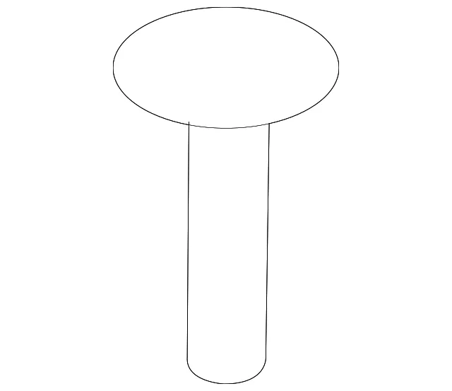 Trunk Side Trim Screw - Kia (12492-06123)