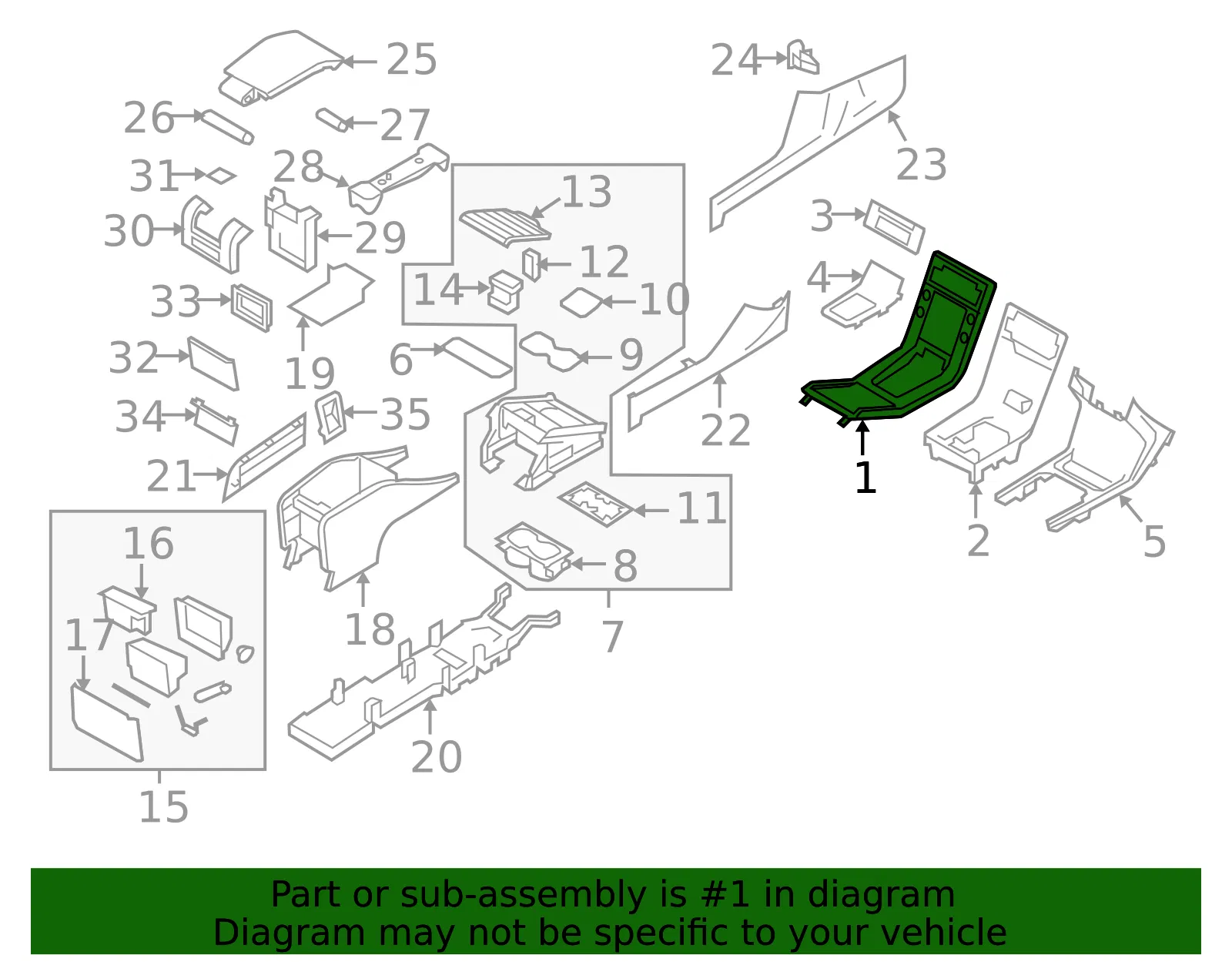Trim Panel - Volvo (1287768) - view 2