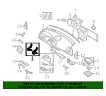 Instrument Panel Bracket - Passenger Side (RH) - Volvo (1303347) - view 4