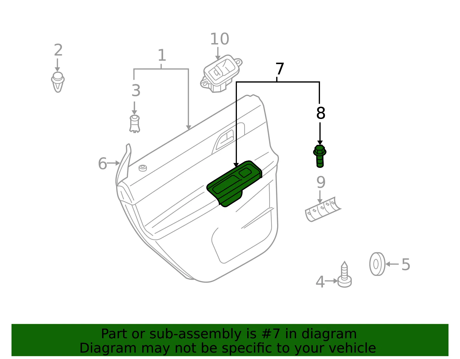 Pull Pocket - Driver's Side (LH) - Volvo (1303695) - view 3