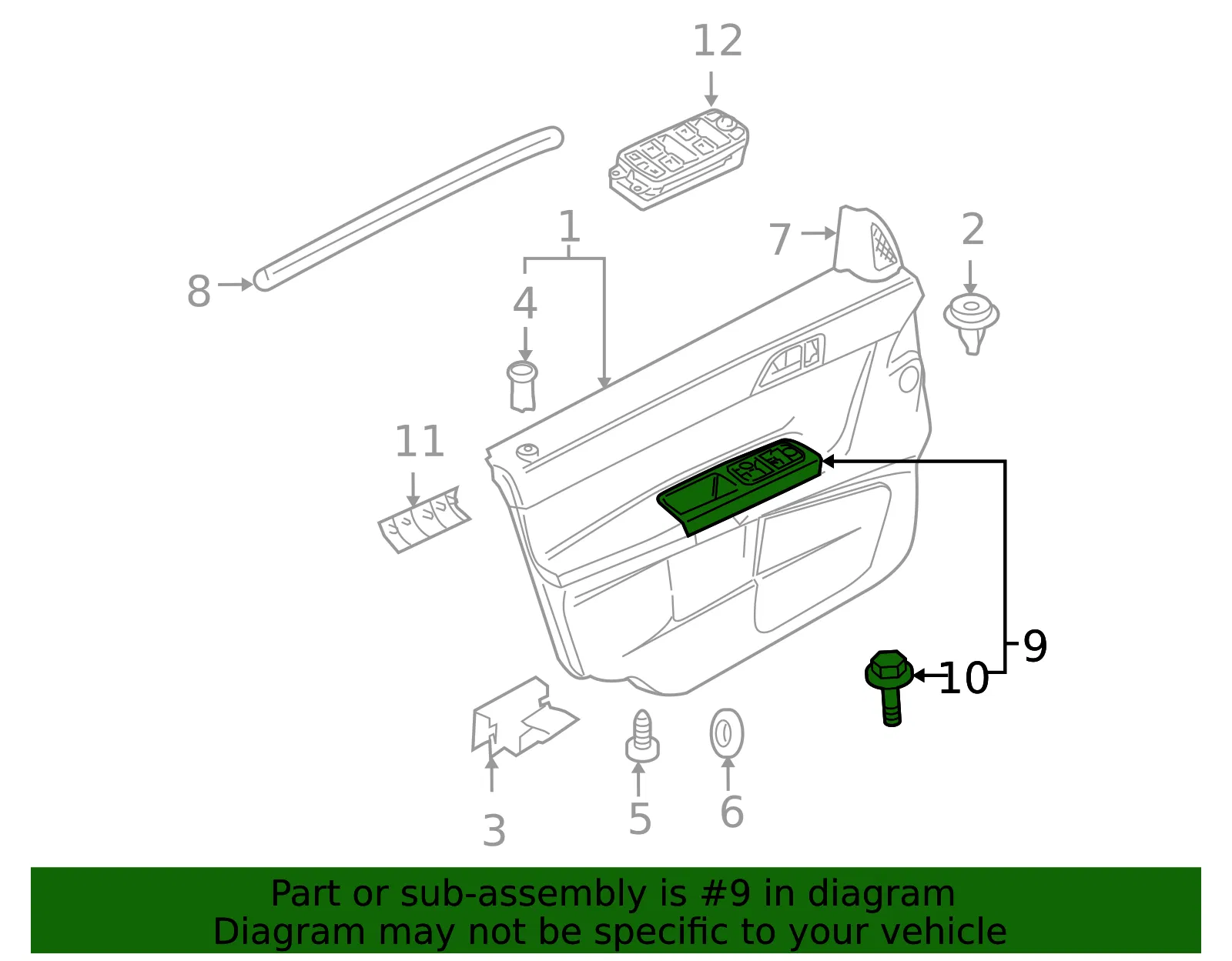 Pull Pocket - Driver's Side (LH) - Volvo (1303697) - view 3