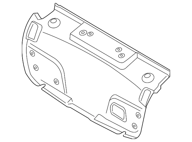 Trunk Lid Trim - Volvo (1319558) - view 2