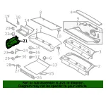 Trunk Trim Panel - Volvo (1319721) - view 4