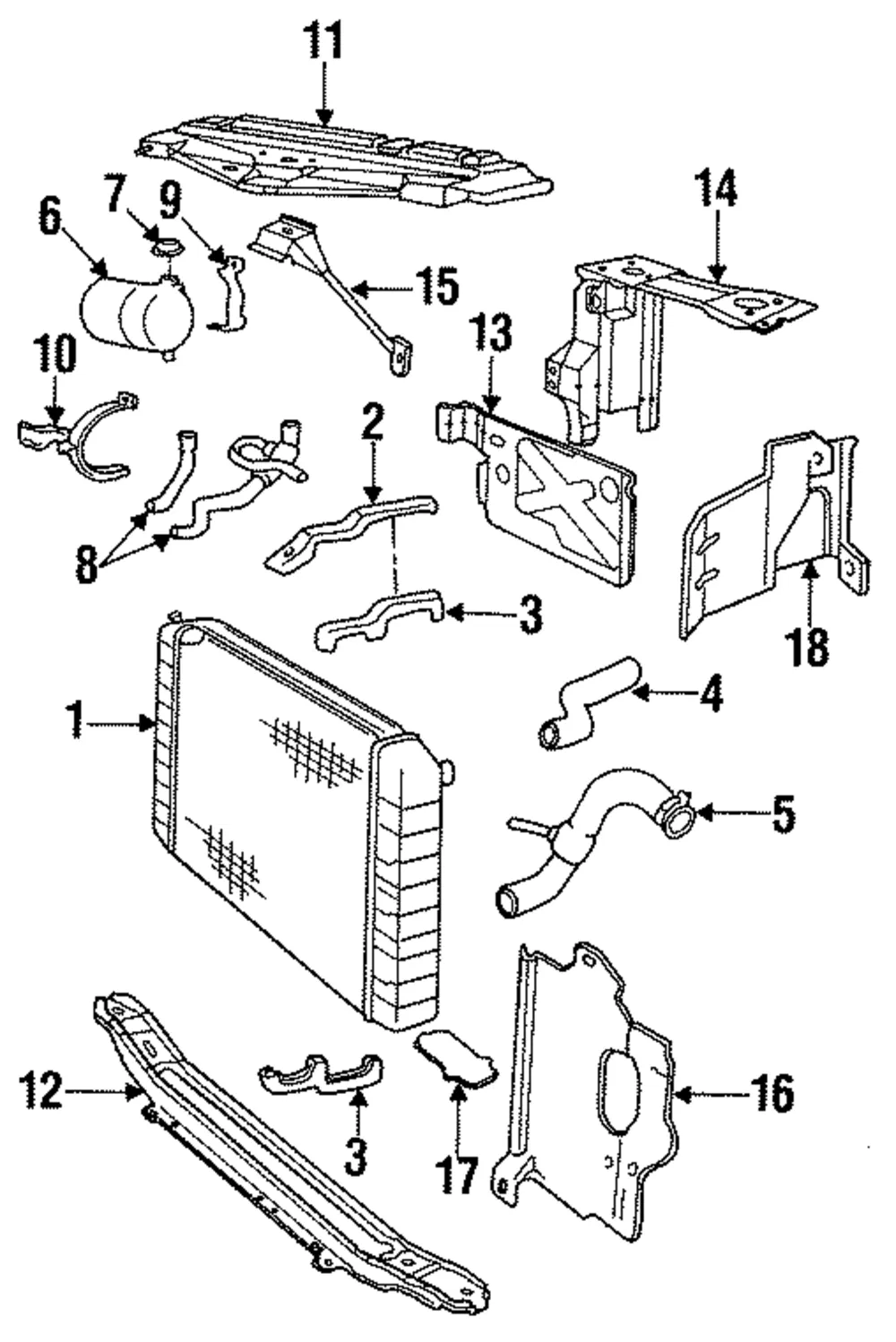 Radiator Cushion - Volvo (1328719)