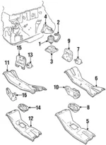 Trans Mount Cushion - Volvo (1328900) - view 4