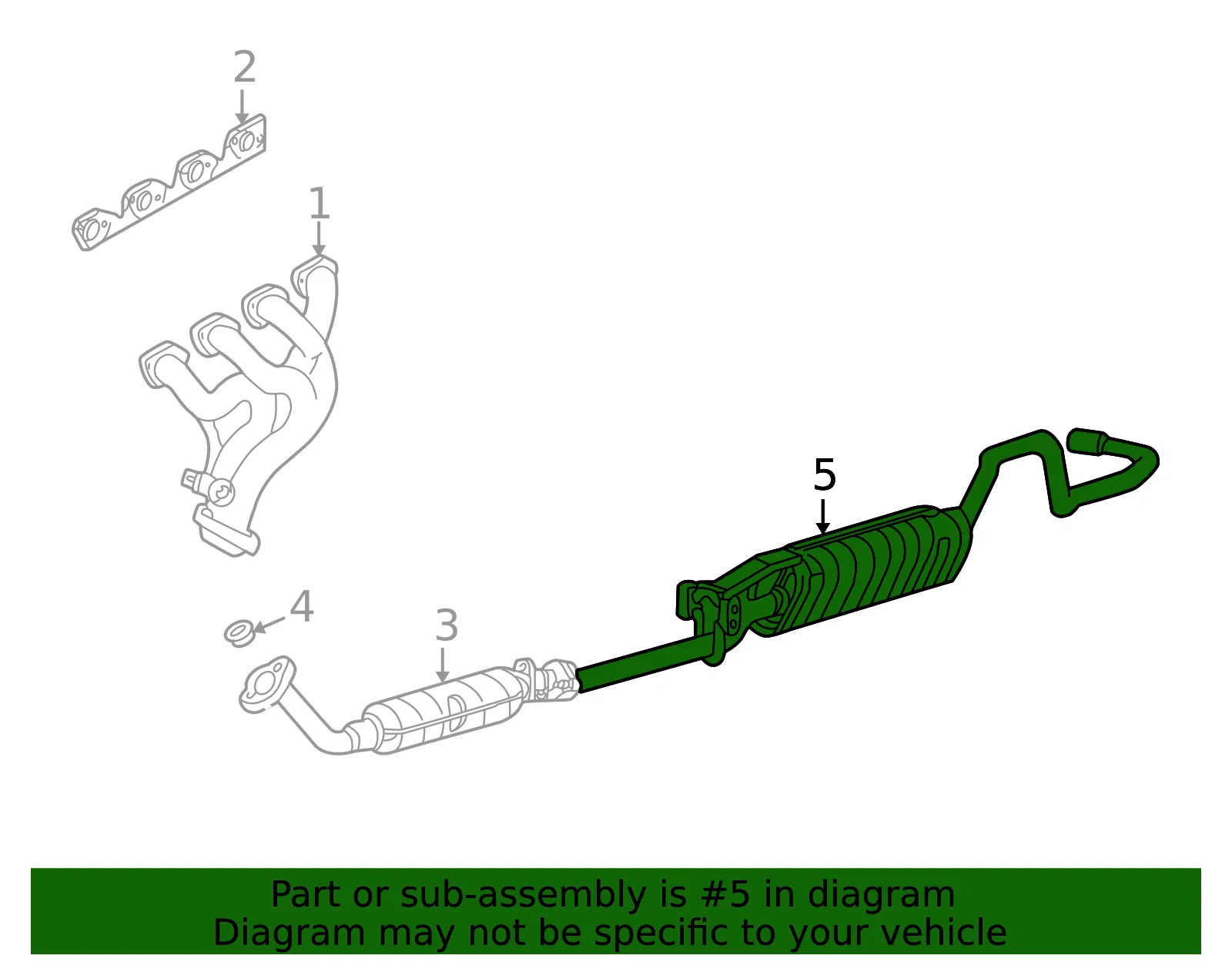 Main Silencer - MAZDA (1F6040500) - view 2
