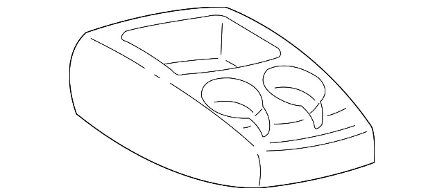 Console Front - MAZDA (1F7264310)