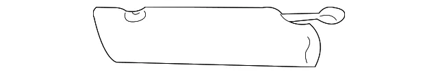 Sun-Visor - Passenger Side (RH) - Mazda (1F81-69-210)