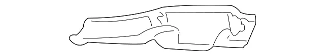 Upper Trim - Driver's Side (LH) - Mazda (1F82-68-210-30)