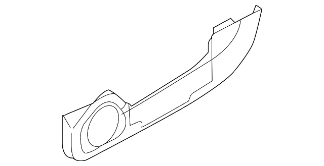 Map Pocket - Passenger Side (RH) - Kia (1K2NA-68422A75)