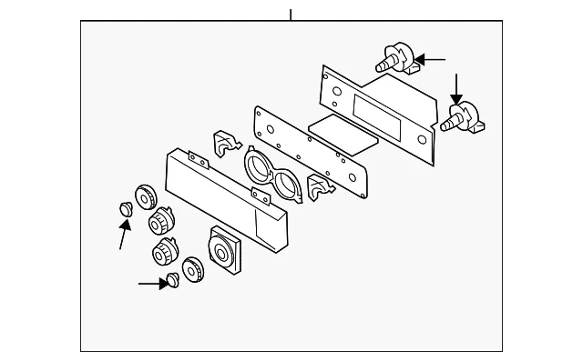 Dash Control Unit - Kia (1K52Y-61190A)