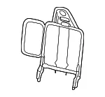 Seat Back Frame - Mazda (1f2088183) - view 3