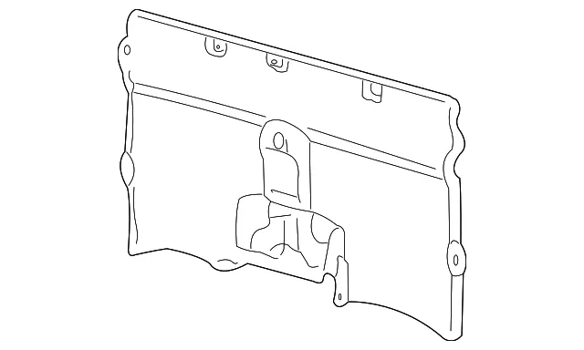 Rear Body Panel Trim Panel - Mazda (1f736969330)