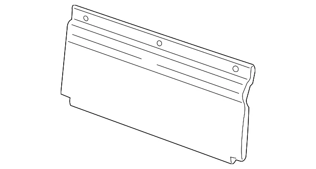 Rear Body Panel Trim Panel - Mazda (1f756969330)
