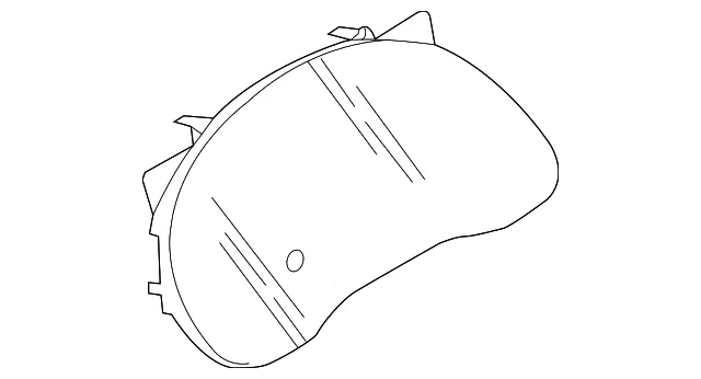 Instrument Panel Lens - Nissan (24813-3AW0A)