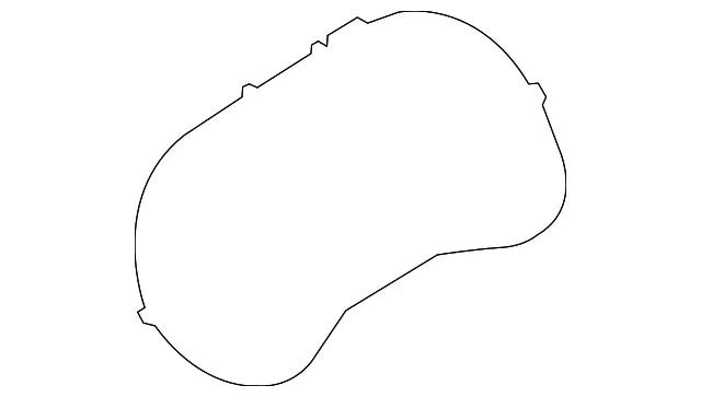 Instrument Panel Lens - Nissan (24813-6CA0A)