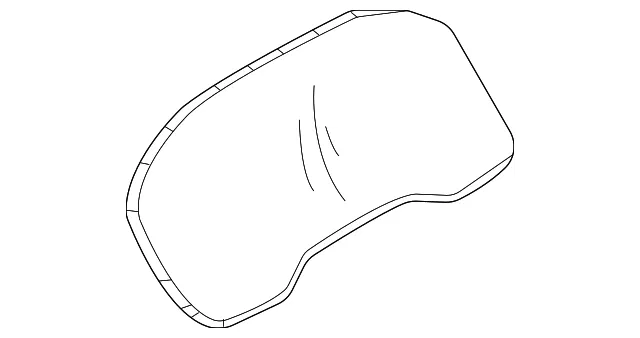 Instrument Panel Lens - Nissan (24813-6RR1A)
