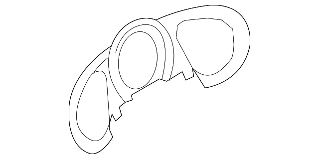 Instrument Panel Meter Cover - Nissan (24823-1EA0A)