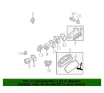 Reset Knob - Nissan (24829-9CA0A) - view 6