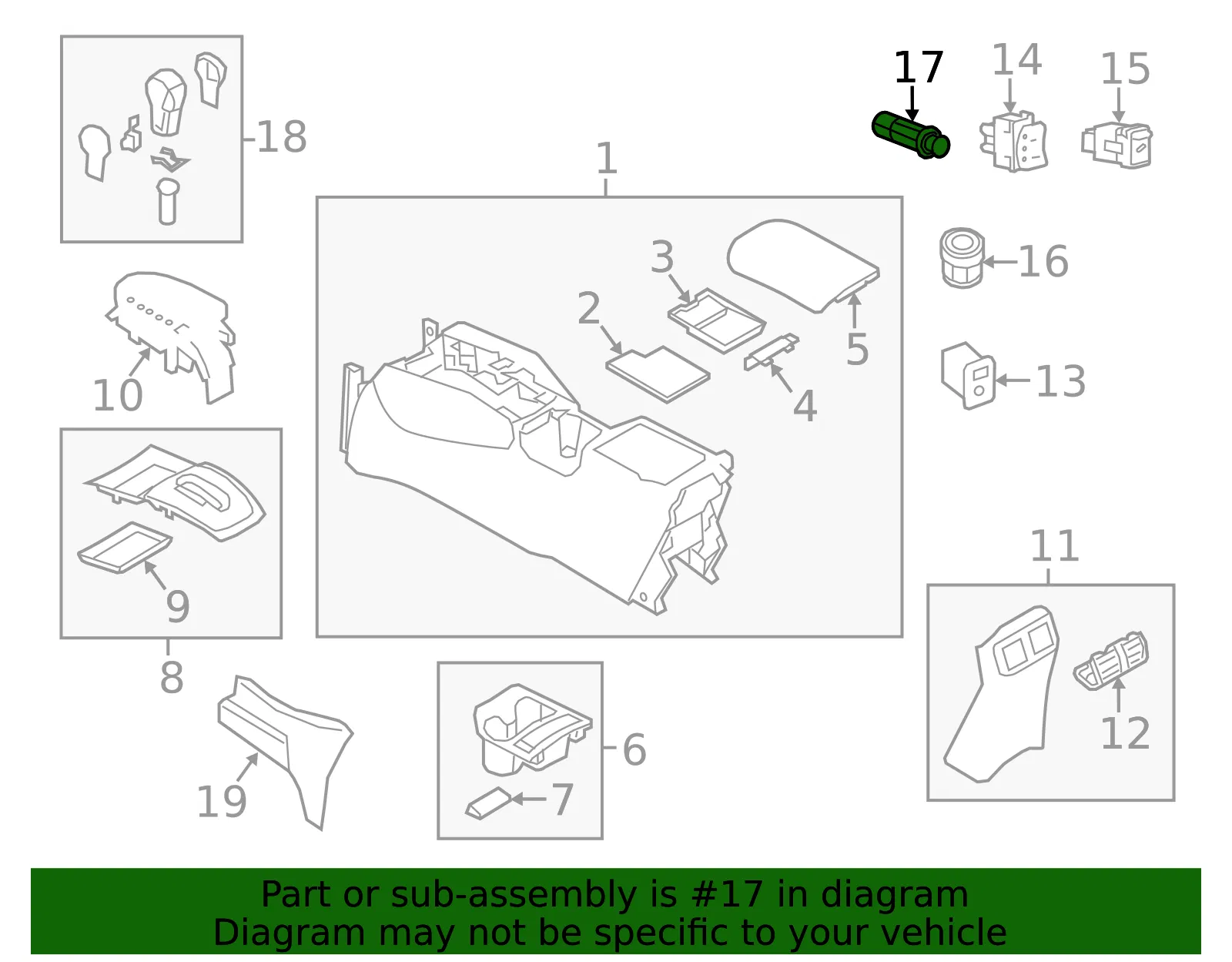 Power Outlet - Nissan (25331-5NA2A) - view 3