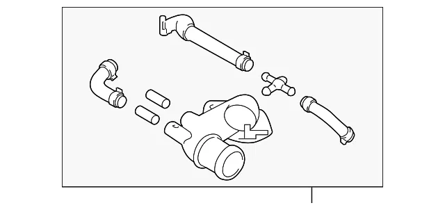 Water Outlet - Kia (25670-3F400)