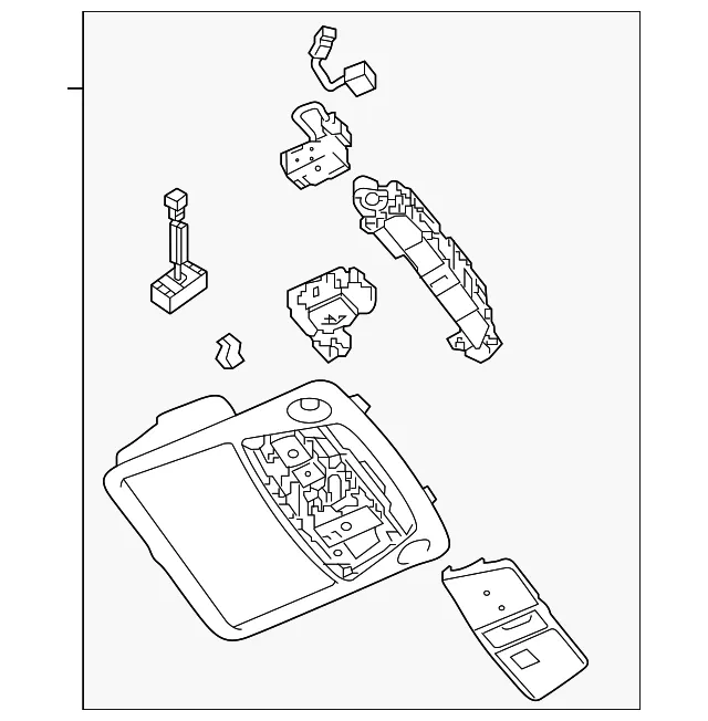 Overhead Console - Nissan (26430-6JL7B)