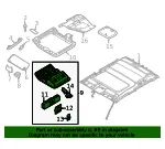 Overhead Console - Nissan (26430-9BY2B) - view 4