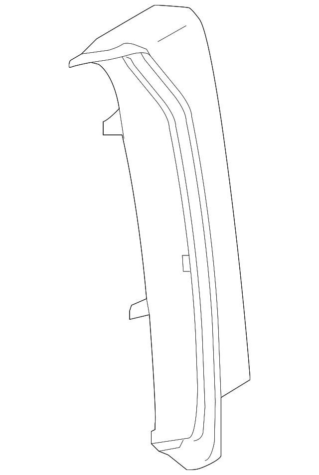 Filler Trim - Driver's Side (LH) - Nissan (26557-3ZD0E)