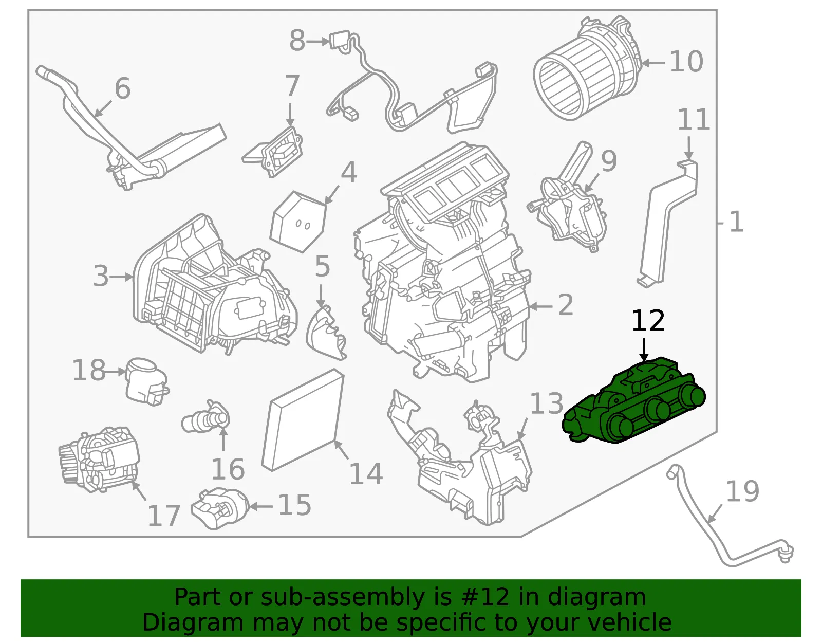 Dash Control Unit - Nissan (27510-5EB5A) - view 2