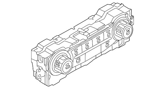 Dash Control Unit - Nissan (27510-9BY0B)