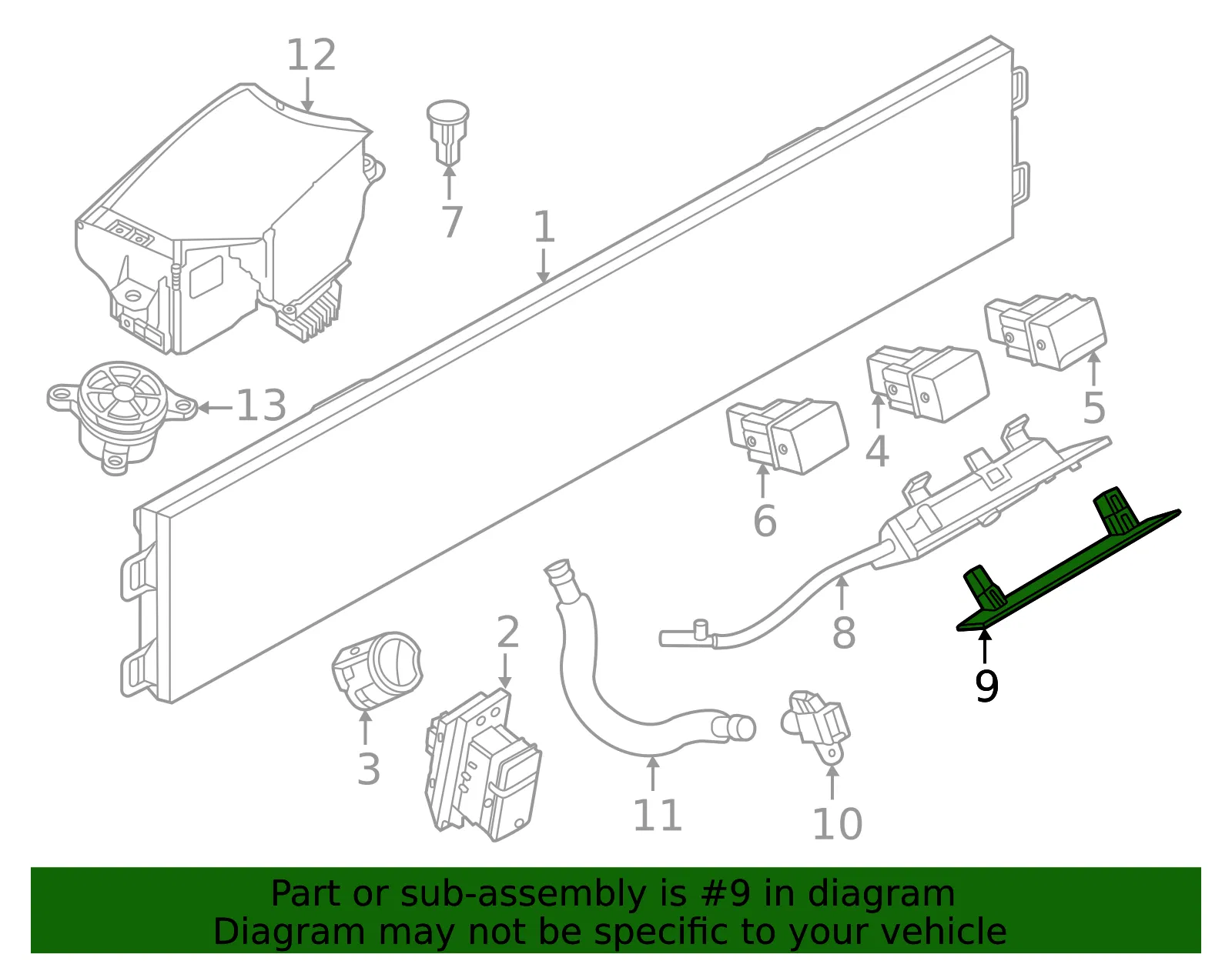 Trim Panel - Nissan (27776-7JD0A) - view 2