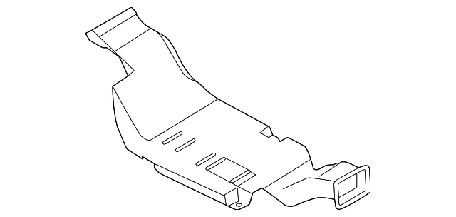 Instrument Panel Air Duct - Nissan (27831-5MP0A)