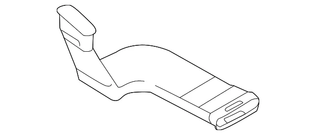 Instrument Panel Air Duct - Nissan (27832-7LA5A)