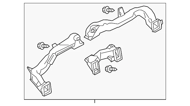 Instrument Panel Air Duct - Nissan (27860-6JL0A)