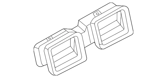 Instrument Panel Air Duct - Nissan (27860-7KA0A)