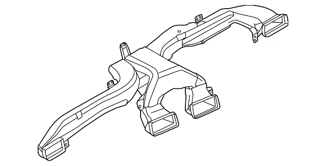 Instrument Panel Air Duct - Nissan (27860-7LF5A)
