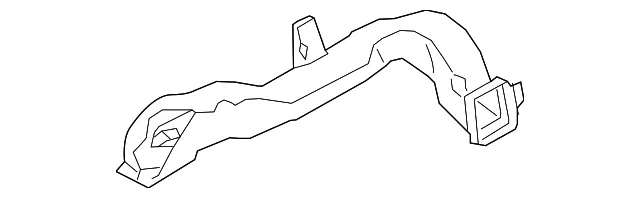 Instrument Panel Air Duct - Nissan (27871-1LA0A)