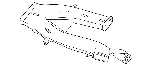 Instrument Panel Air Duct - Nissan (27952-3KA0B)