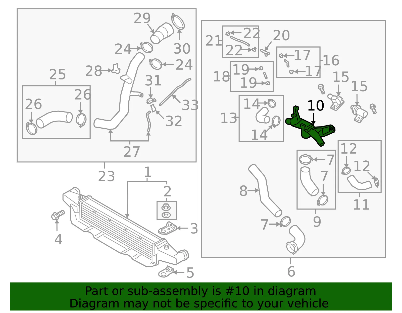Air Distributor - Kia (28283-3L200) - view 2