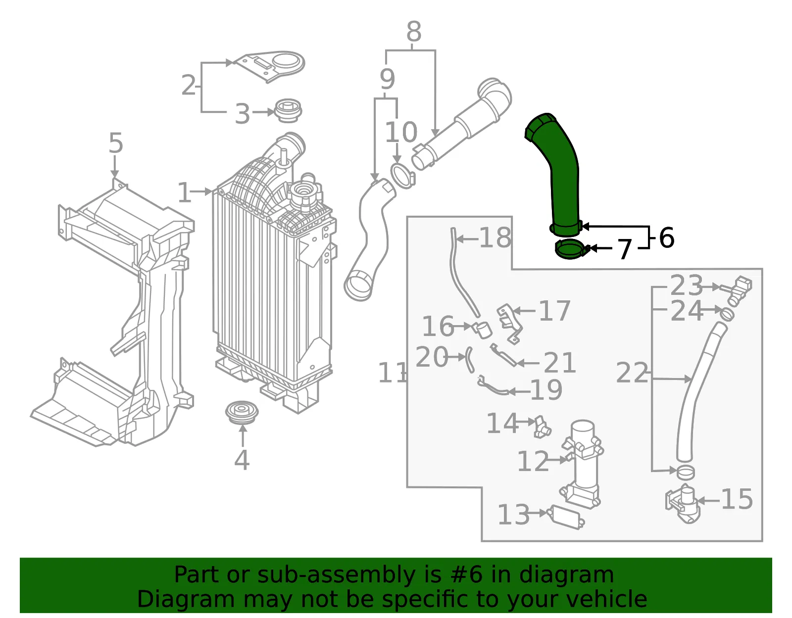Outlet Assembly - Kia (28287-2S362) - view 2