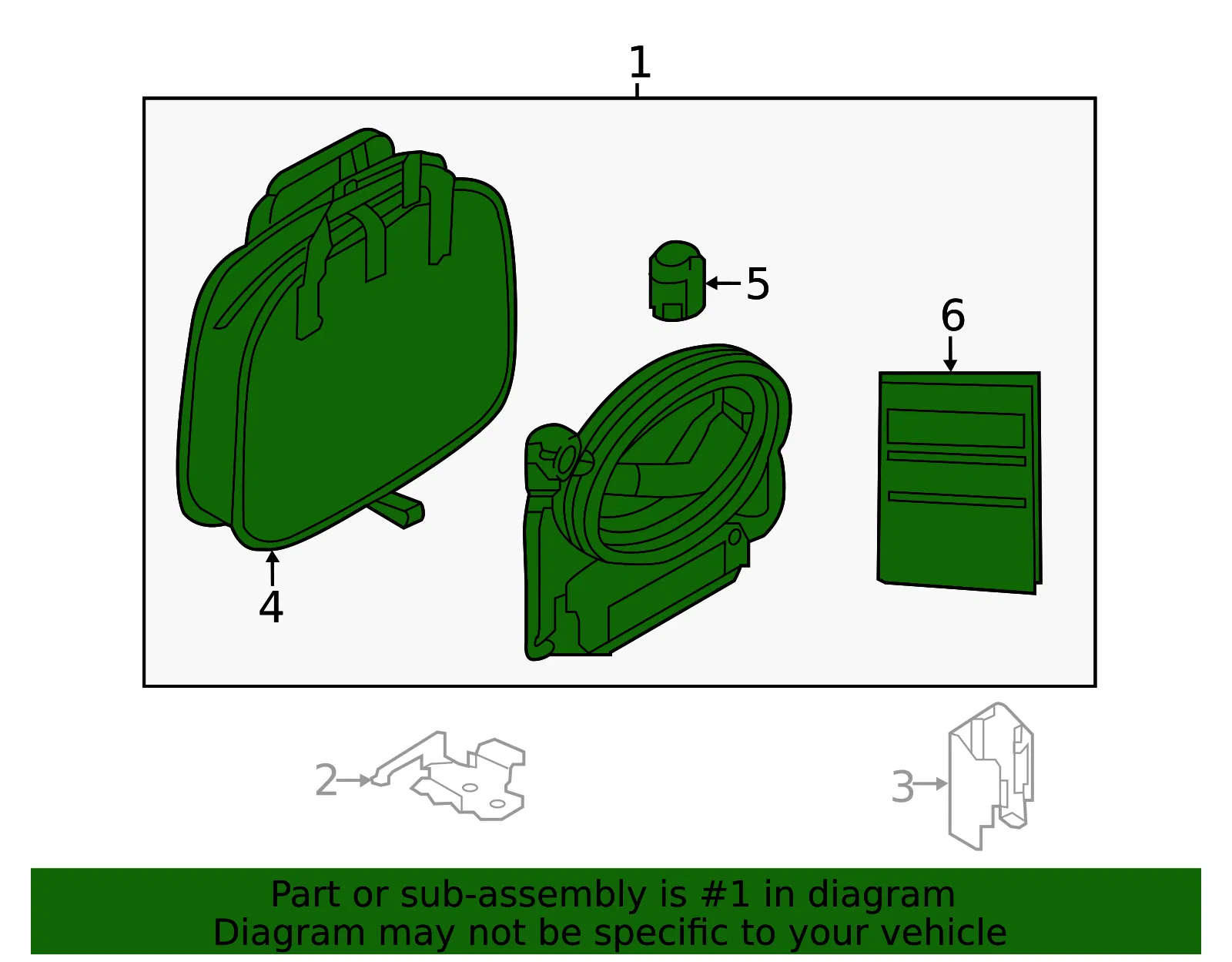 Storage Bag - Nissan (296M1-5SA2A) - view 2