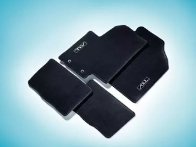 Floor Mats, Carpet Set, Black - Kia (2KF14-AC200WK)